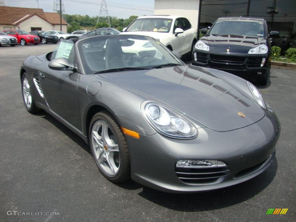 Meteor Grey Metallic 2011 Porsche Boxster Standard Boxster Model Exterior Photo #43199998
