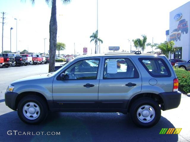 2006 Escape XLS - Titanium Green Metallic / Medium/Dark Flint photo #6