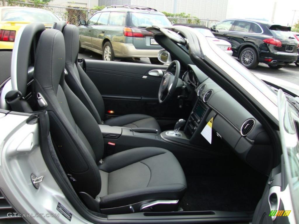 Black Interior 2011 Porsche Boxster Standard Boxster Model Photo #43202398
