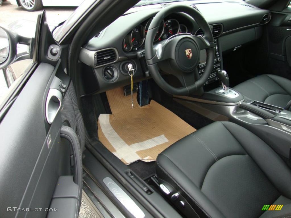 2011 911 Carrera Coupe - Meteor Grey Metallic / Black photo #13