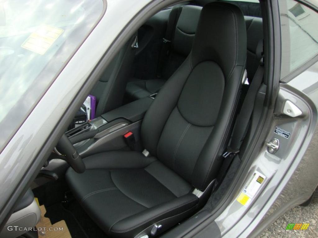 2011 911 Carrera Coupe - Meteor Grey Metallic / Black photo #17