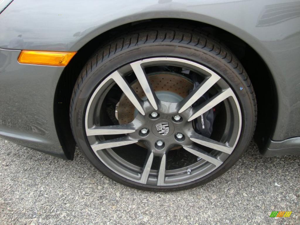 2011 911 Carrera Coupe - Meteor Grey Metallic / Black photo #27