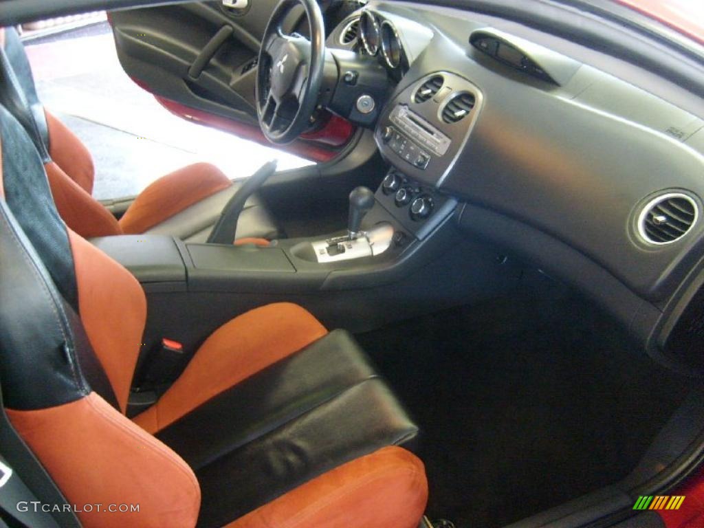 2008 Eclipse SE Coupe - Rave Red / Terra Cotta/Charcoal photo #18