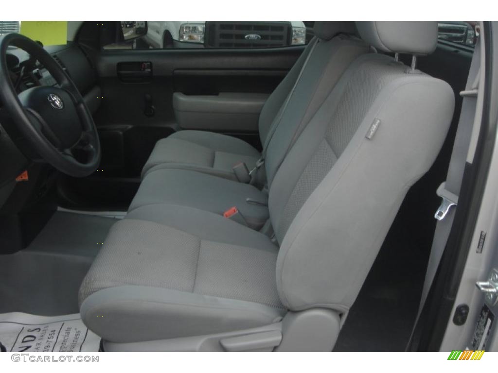 Graphite Gray Interior 2007 Toyota Tundra Regular Cab Photo #43207074