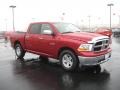 2010 Inferno Red Crystal Pearl Dodge Ram 1500 SLT Crew Cab  photo #3