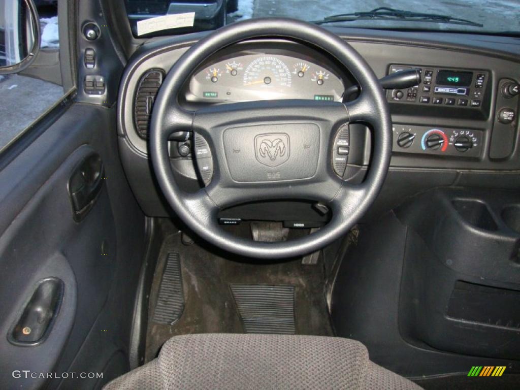 2002 Dodge Ram Van 1500 Passenger Dark Slate Gray Dashboard Photo #43208638
