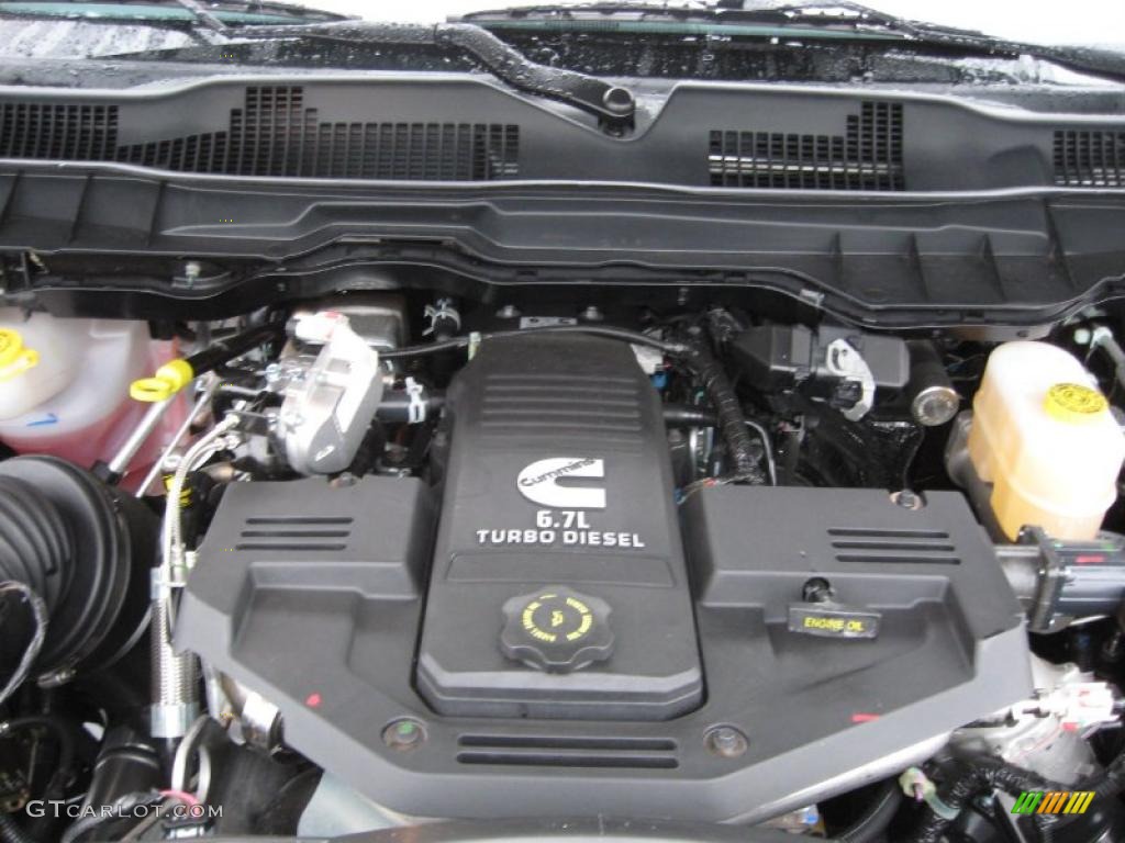 2011 Dodge Ram 3500 HD SLT Outdoorsman Mega Cab 4x4 6.7 Liter OHV 24-Valve Cummins Turbo-Diesel Inline 6 Cylinder Engine Photo #43209230
