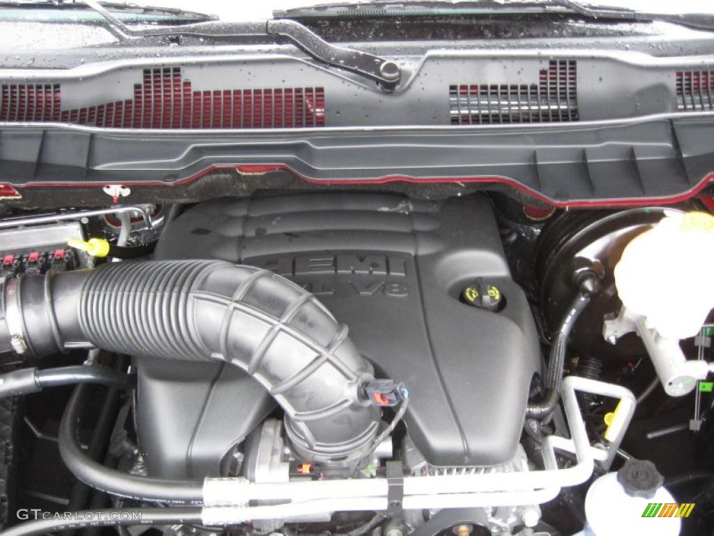 2011 Dodge Ram 1500 Sport Crew Cab 4x4 5.7 Liter HEMI OHV 16-Valve VVT MDS V8 Engine Photo #43211814