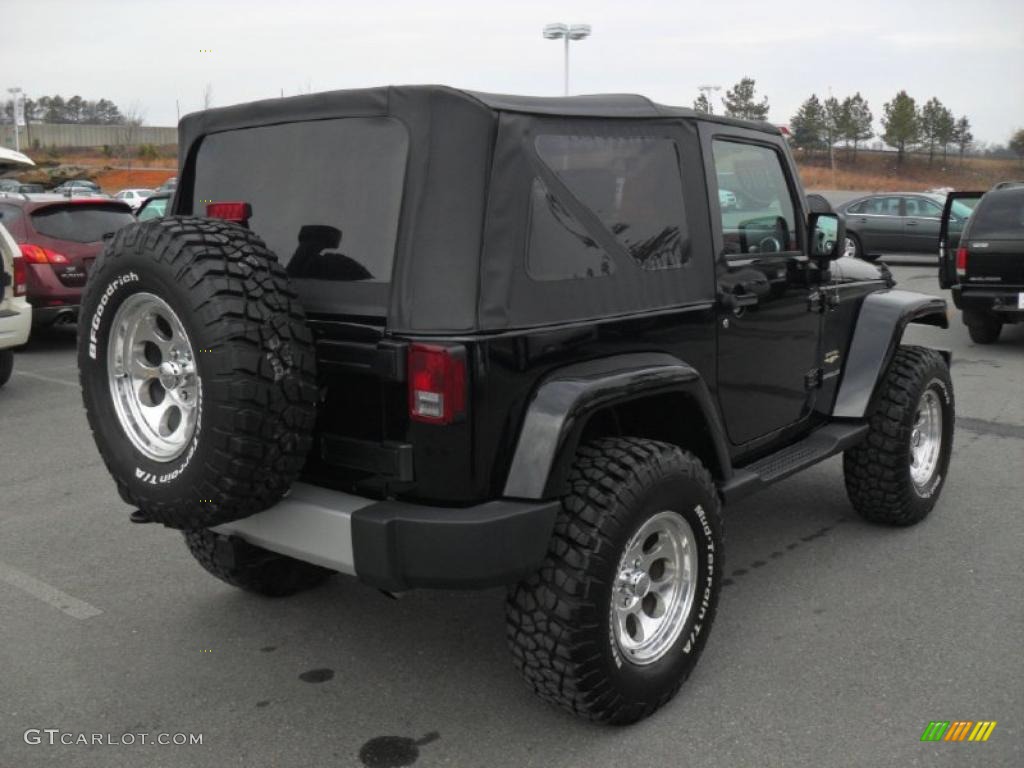 2010 Wrangler Sahara 4x4 - Black / Dark Slate Gray/Medium Slate Gray photo #4