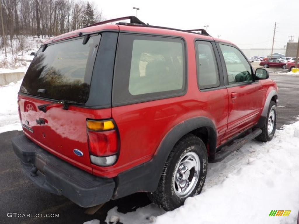 1995 Explorer Sport 4x4 - Vermillion Red / Light Flint photo #6