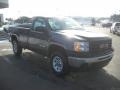 2011 Storm Gray Metallic GMC Sierra 1500 Regular Cab 4x4  photo #2