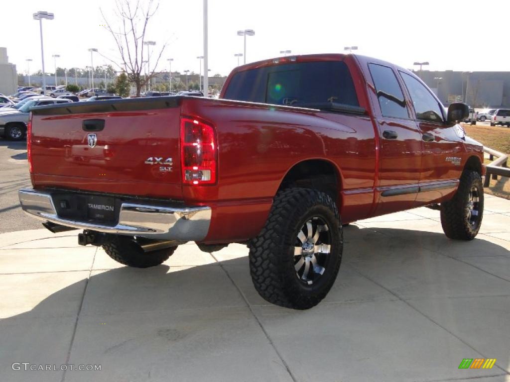 Inferno Red Crystal Pearl 2006 Dodge Ram 1500 Big Horn Edition Quad Cab 4x4 Exterior Photo #43219358