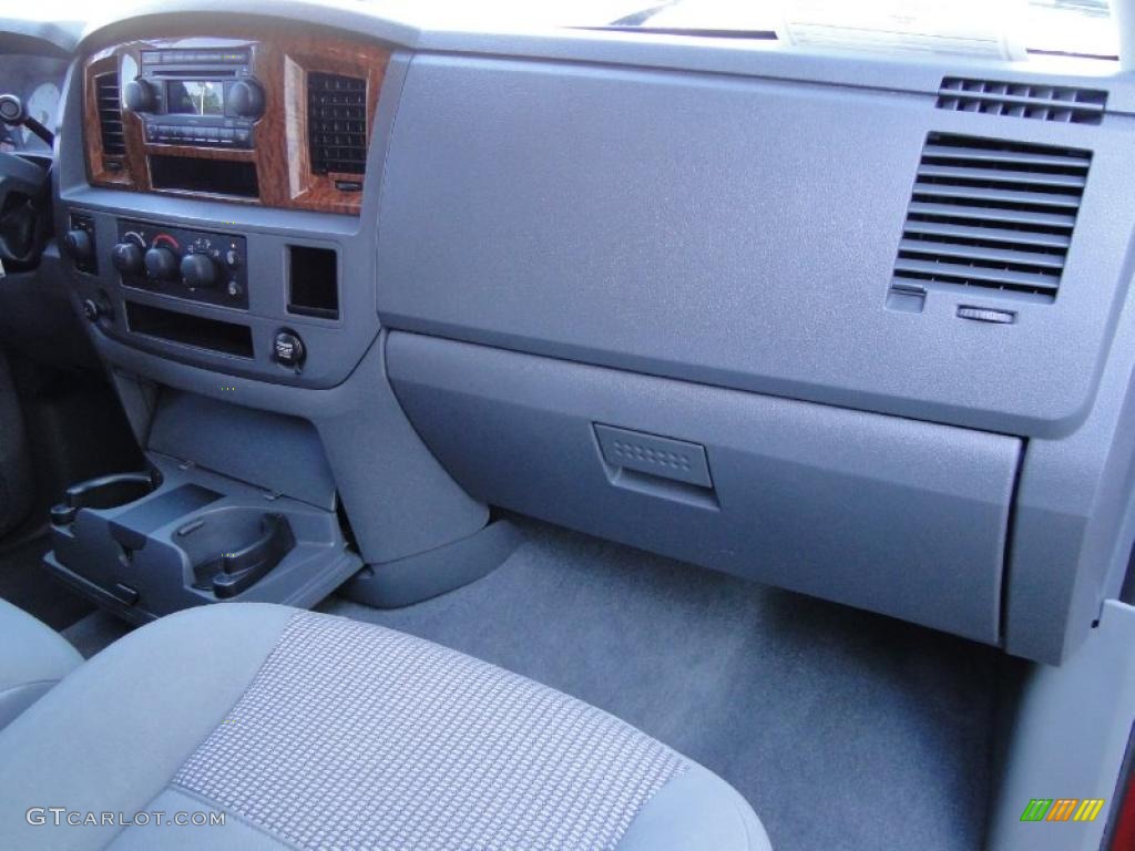 2006 Ram 1500 Big Horn Edition Quad Cab 4x4 - Inferno Red Crystal Pearl / Medium Slate Gray photo #26
