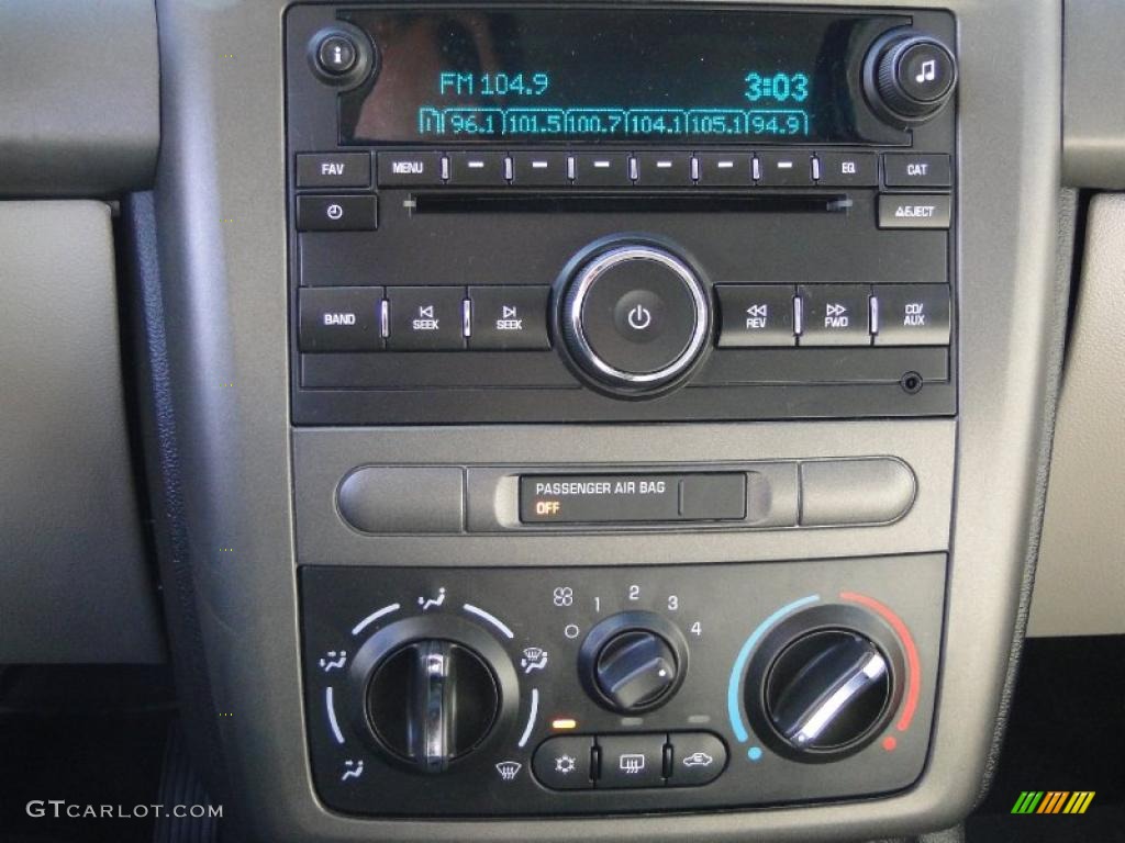 2009 Chevrolet Cobalt LS XFE Coupe Controls Photo #43220206