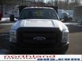 2011 Oxford White Ford F350 Super Duty XL Regular Cab Chassis Stake Truck  photo #3