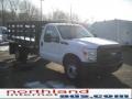 2011 Oxford White Ford F350 Super Duty XL Regular Cab Chassis Stake Truck  photo #4