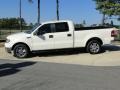 2007 White Sand Tri-Coat Ford F150 Lariat SuperCrew  photo #8