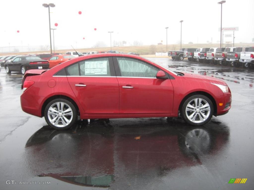Crystal Red Metallic Tintcoat 2011 Chevrolet Cruze LTZ Exterior Photo #43221259