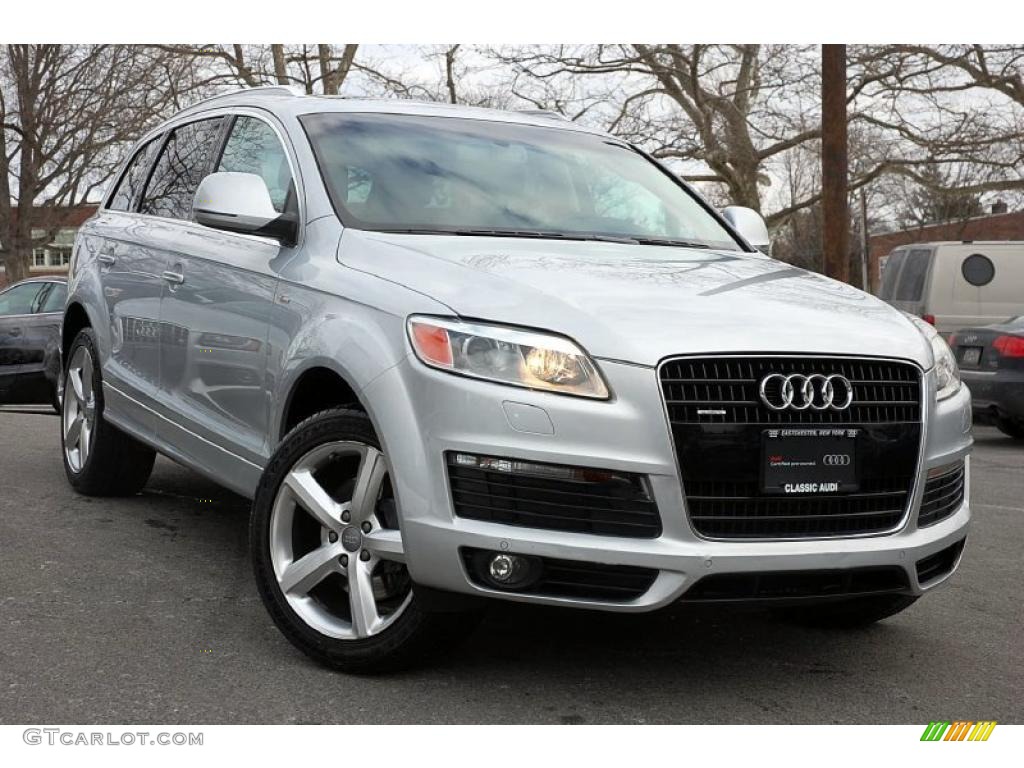 Ice Silver Metallic 2008 Audi Q7 4.2 Premium quattro Exterior Photo #43223267