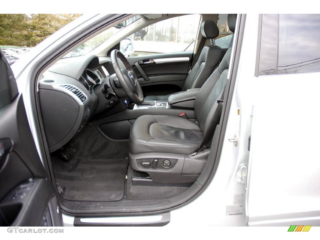 Black Interior 2008 Audi Q7 4.2 Premium quattro Photo #43223315