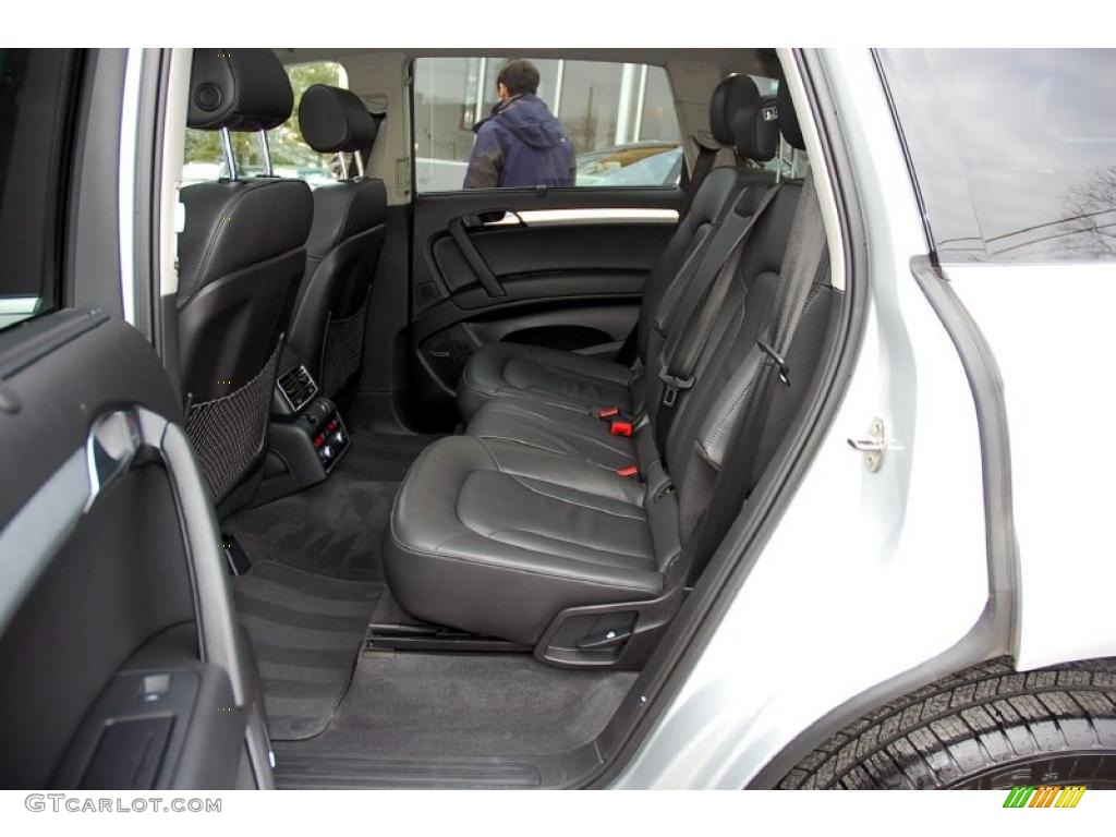Black Interior 2008 Audi Q7 4.2 Premium quattro Photo #43223419