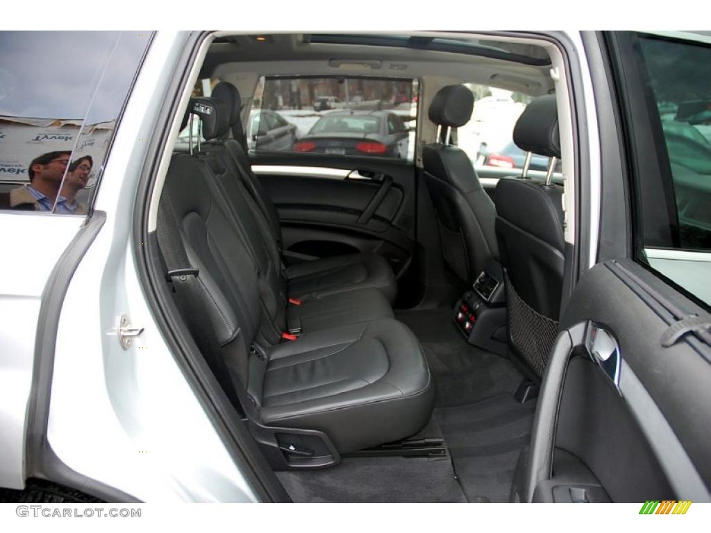 Black Interior 2008 Audi Q7 4.2 Premium quattro Photo #43223499