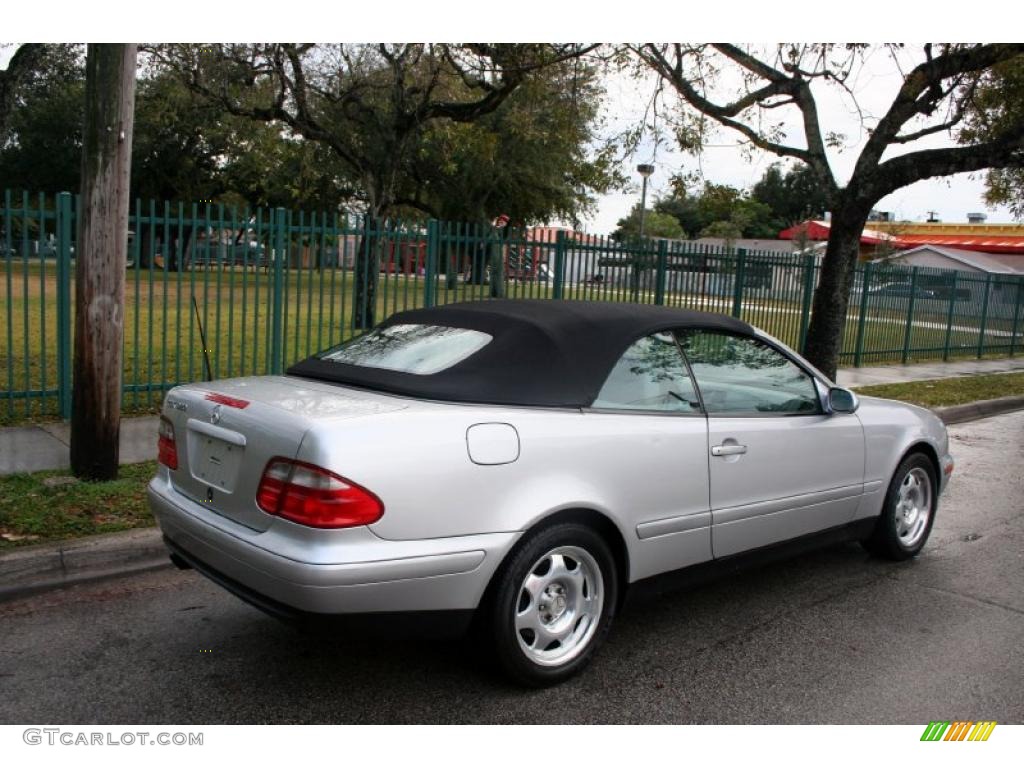 1999 CLK 320 Convertible - Brilliant Silver Metallic / Ash photo #9