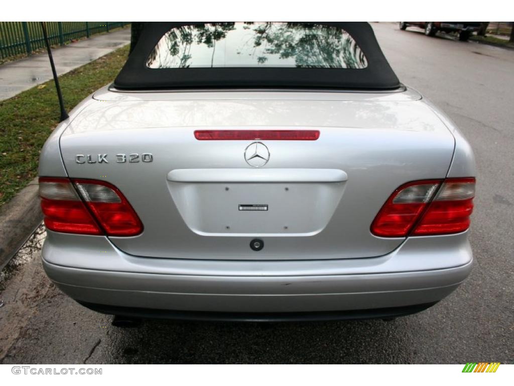 1999 CLK 320 Convertible - Brilliant Silver Metallic / Ash photo #18