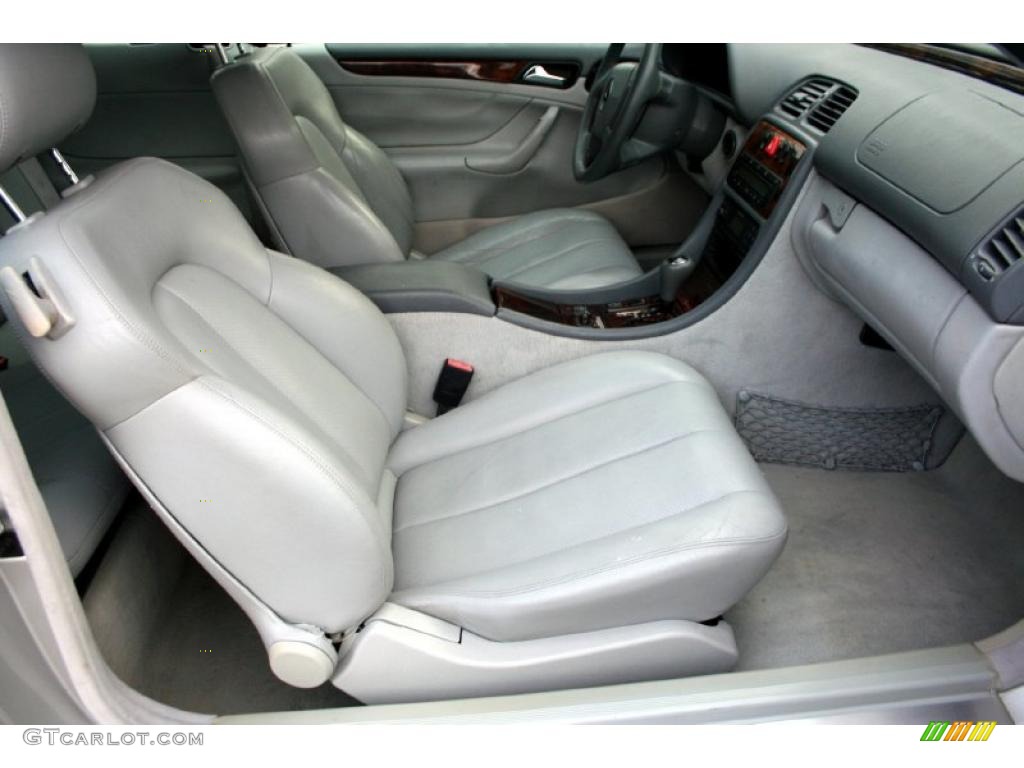 Ash Interior 1999 Mercedes-Benz CLK 320 Convertible Photo #43226179
