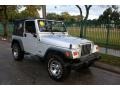 2002 Bright Silver Metallic Jeep Wrangler X 4x4  photo #15