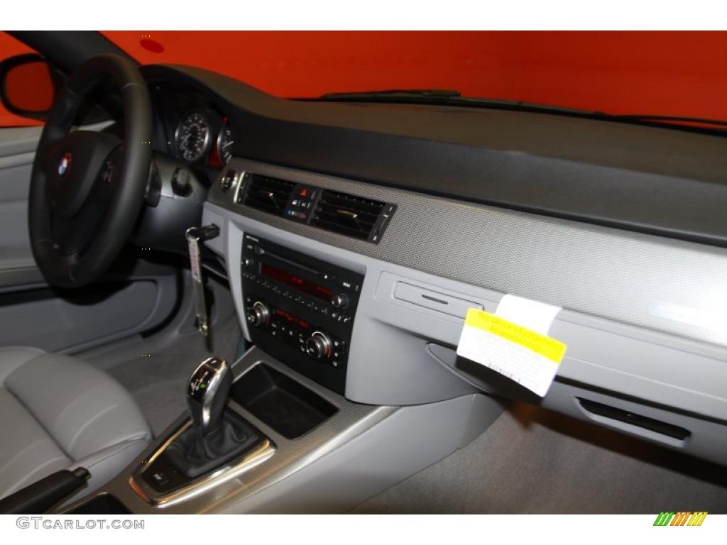 2011 BMW 3 Series 335is Coupe Gray Dakota Leather Dashboard Photo #43227303