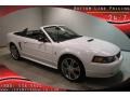 Oxford White 2001 Ford Mustang V6 Convertible