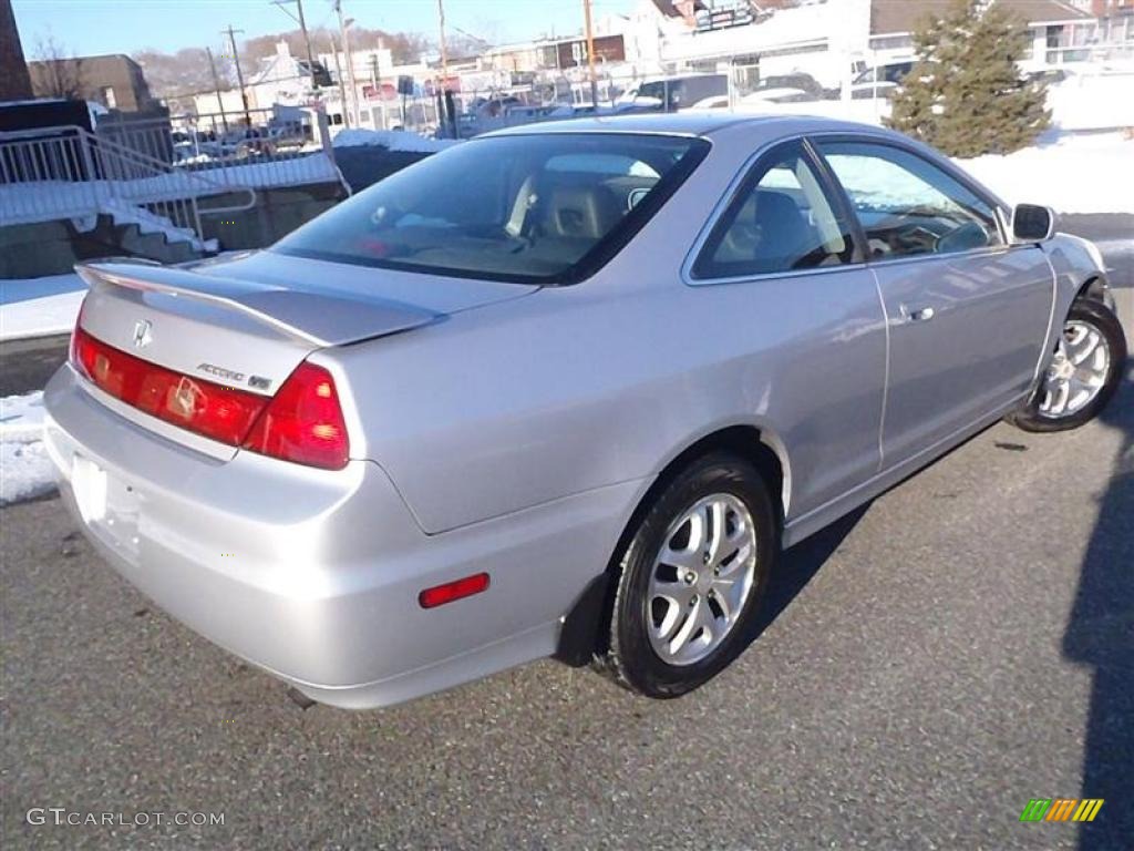 2002 Accord EX V6 Coupe - Satin Silver Metallic / Charcoal photo #4