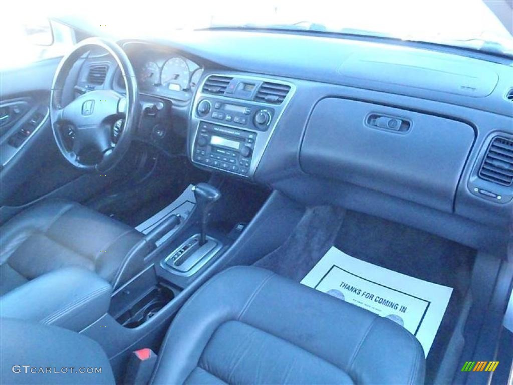 2002 Accord EX V6 Coupe - Satin Silver Metallic / Charcoal photo #6