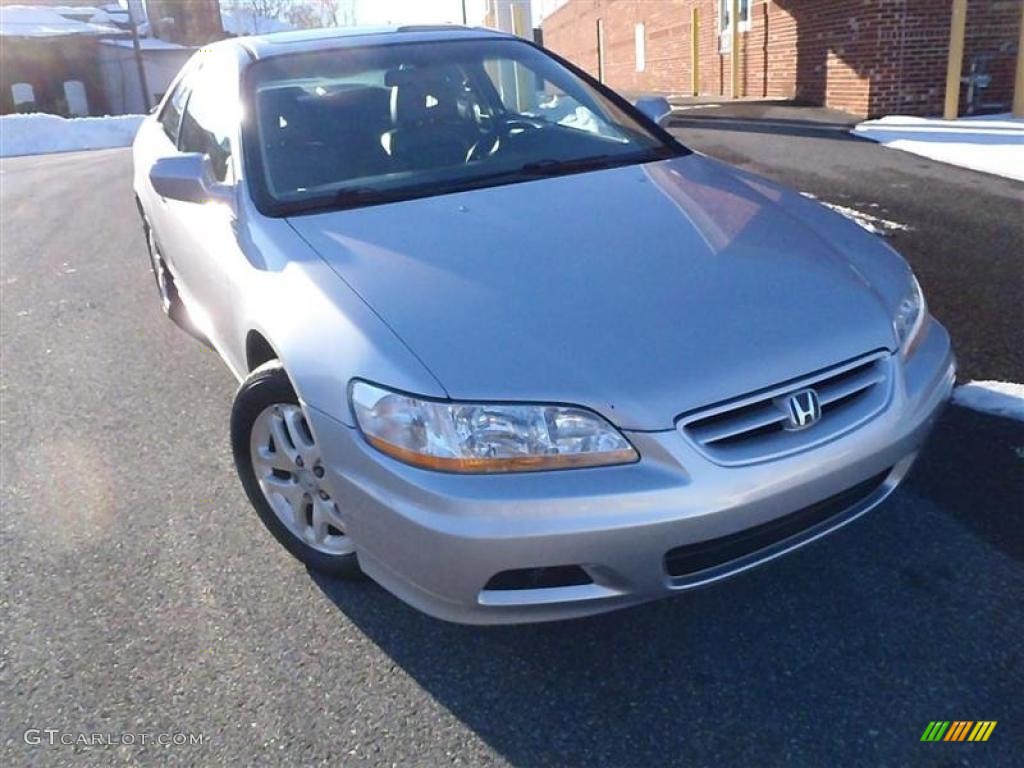 2002 Accord EX V6 Coupe - Satin Silver Metallic / Charcoal photo #42