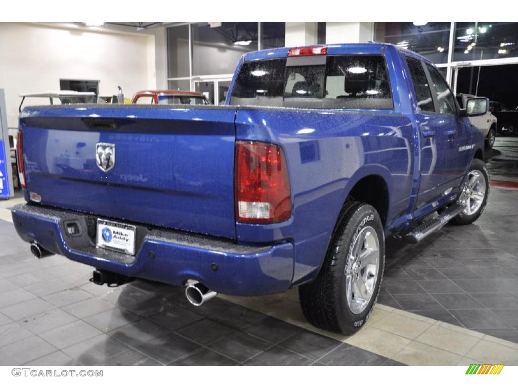 Deep Water Blue Pearl 2011 Dodge Ram 1500 Sport Quad Cab Exterior Photo #43233732