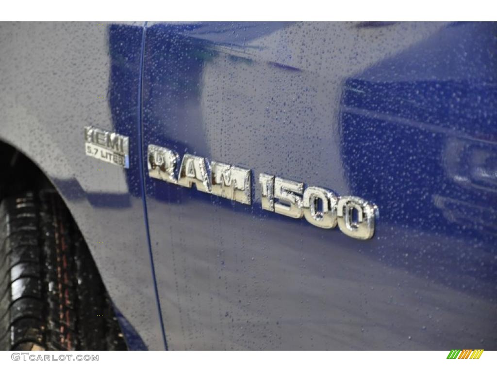 2011 Ram 1500 Sport Quad Cab - Deep Water Blue Pearl / Dark Slate Gray photo #9