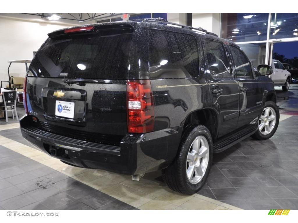 2007 Tahoe LT - Black / Light Cashmere/Ebony photo #6