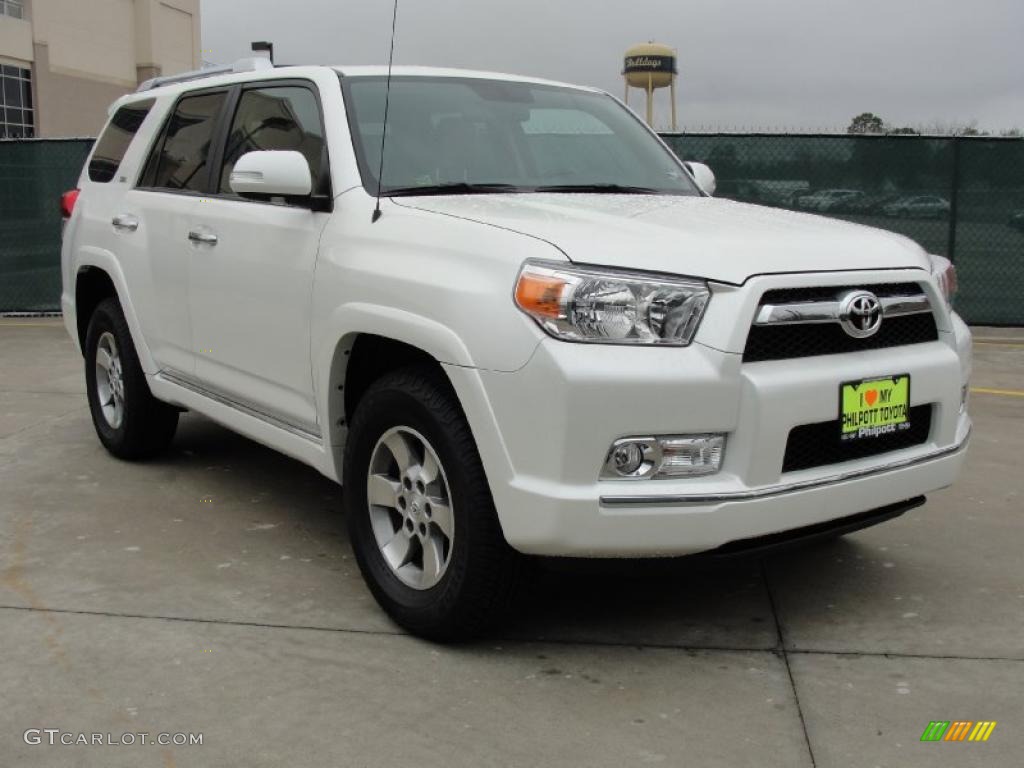 2011 4Runner SR5 - Blizzard White Pearl / Sand Beige photo #1