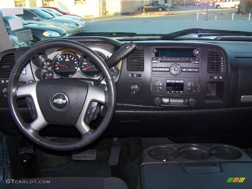 2007 Silverado 1500 LT Z71 Crew Cab 4x4 - Blue Granite Metallic / Ebony Black photo #11