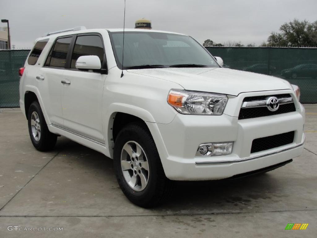 2011 4Runner SR5 - Blizzard White Pearl / Sand Beige photo #1