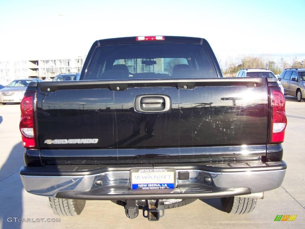 2007 Silverado 1500 Classic LT  Z71 Crew Cab 4x4 - Black / Dark Charcoal photo #4