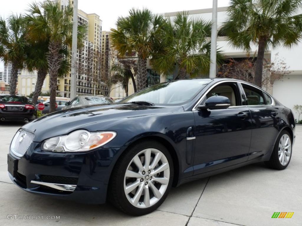 Indigo Blue Metallic 2011 Jaguar XF Premium Sport Sedan Exterior Photo #43239581
