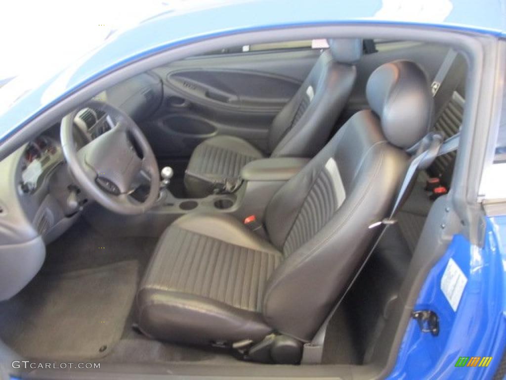 Dark Charcoal Interior 2003 Ford Mustang Mach 1 Coupe Photo #43240917