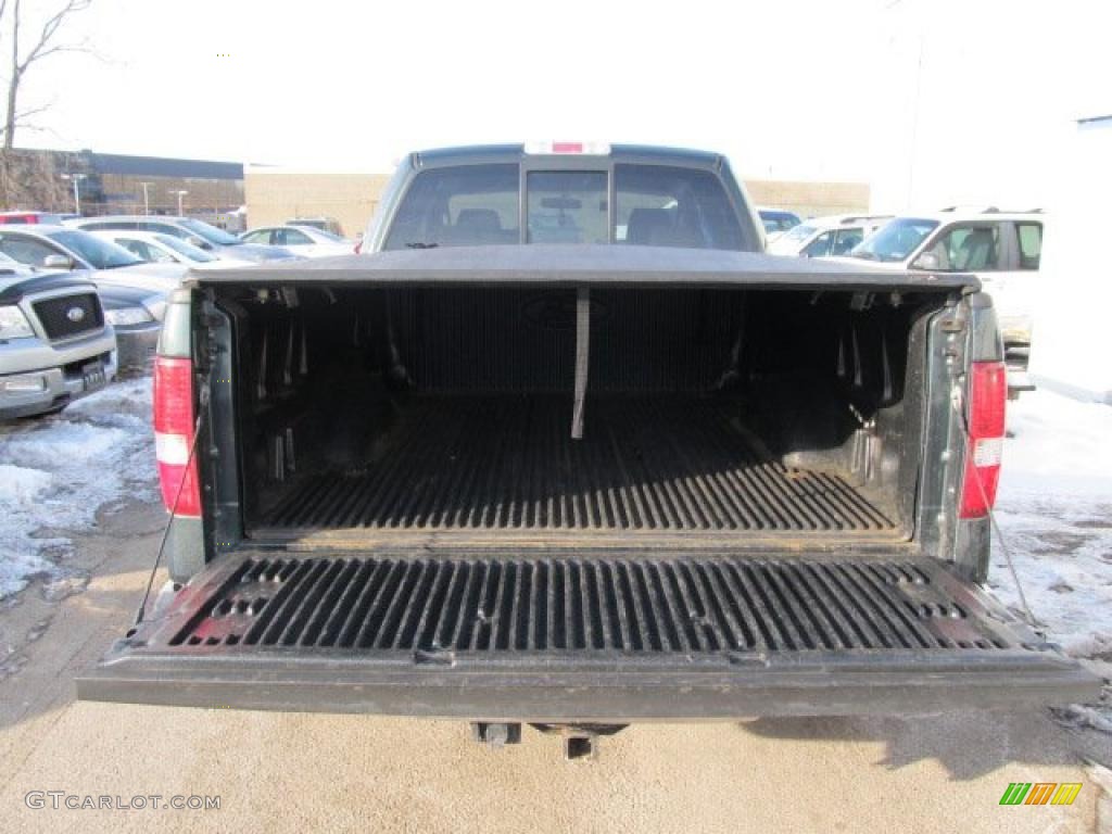 2005 F150 XLT SuperCab 4x4 - Aspen Green Metallic / Medium Flint Grey photo #5