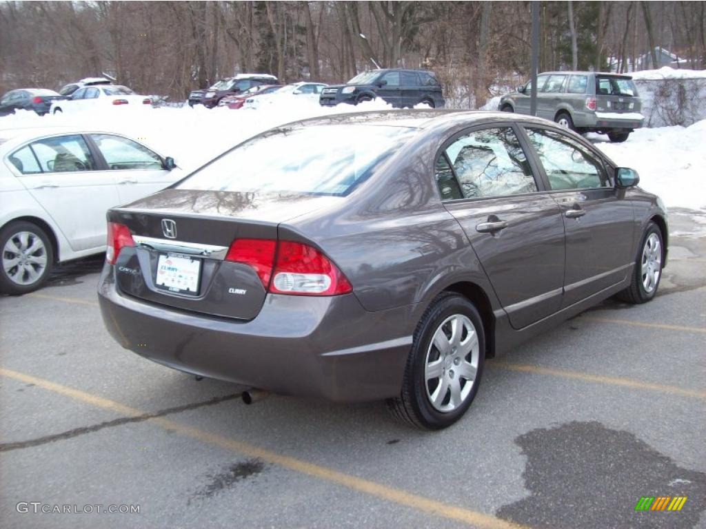 Urban Titanium Metallic 2009 Honda Civic LX Sedan Exterior Photo #43247298
