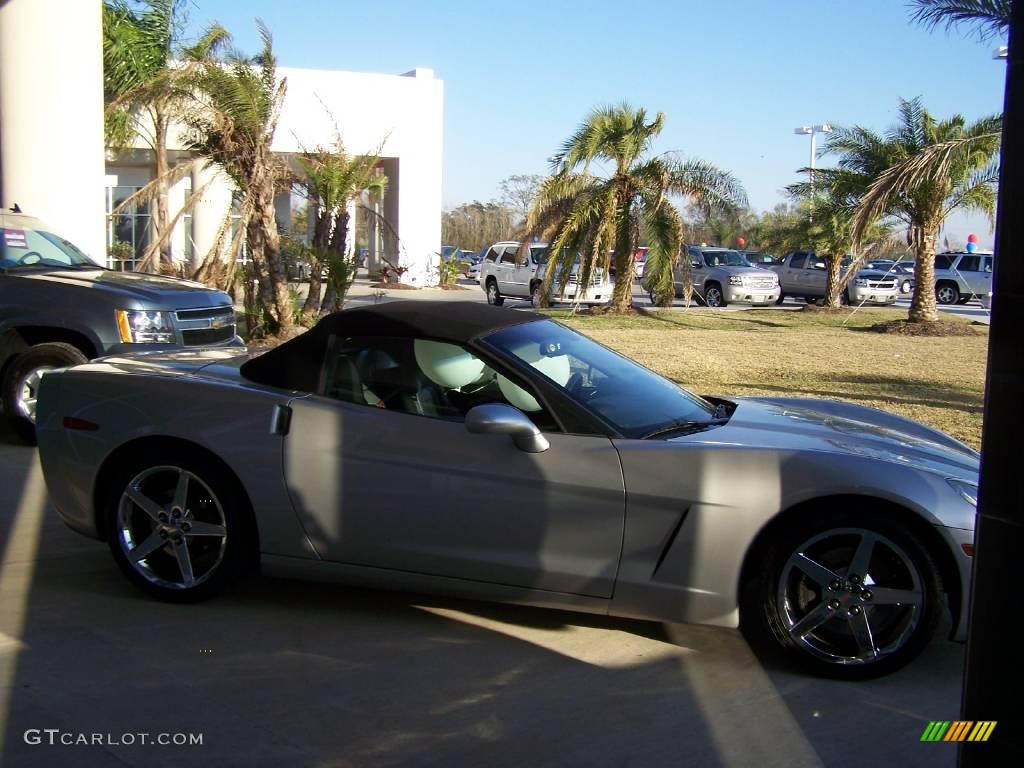 2008 Corvette Convertible - Machine Silver Metallic / Ebony photo #5