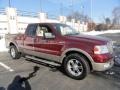 2004 Dark Toreador Red Metallic Ford F150 Lariat SuperCab  photo #8