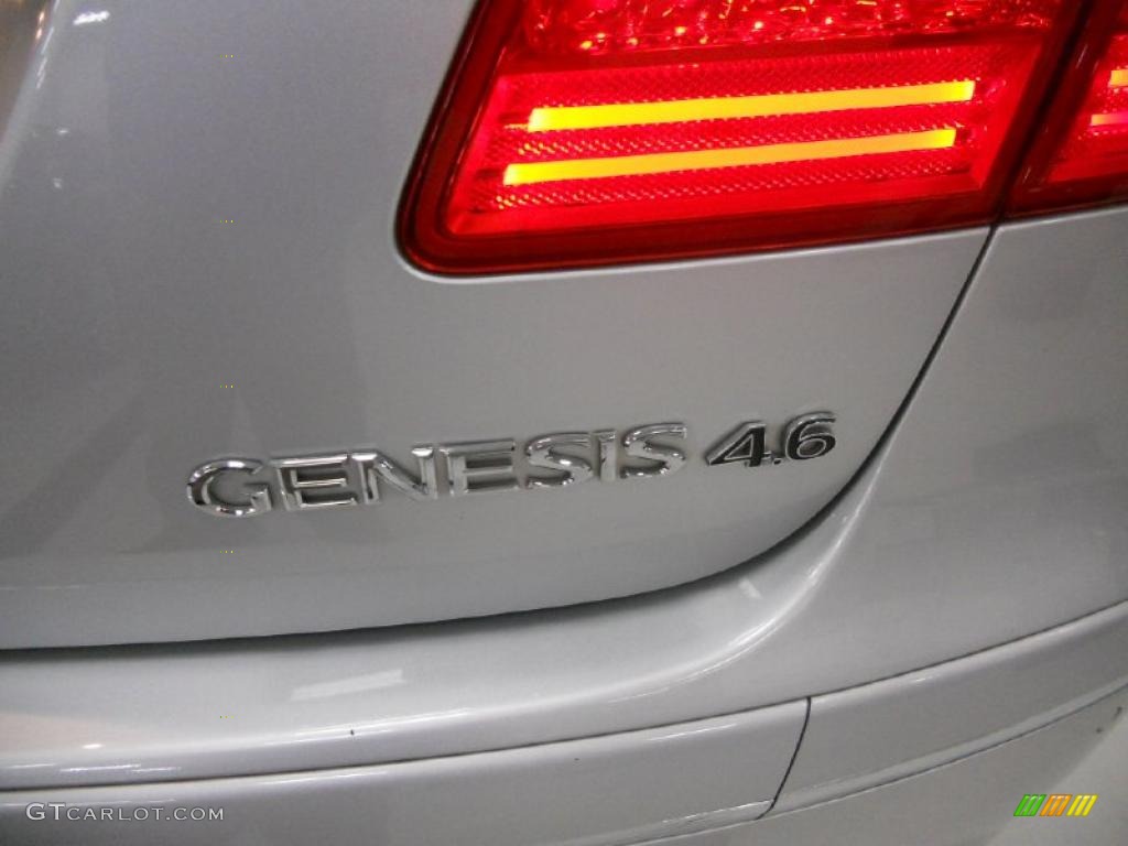 2009 Genesis 4.6 Sedan - Platinum Metallic / Black photo #21