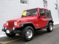 2003 Flame Red Jeep Wrangler Sport 4x4  photo #1